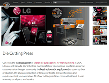 Tablet Screenshot of diecutting-press.com